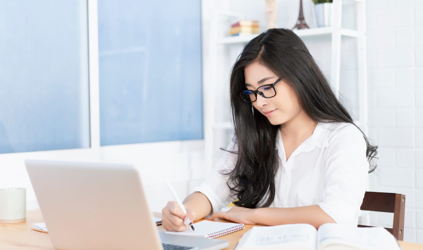 Landlord updating rental income and expense records digitally as part of Making Tax Digital reporting